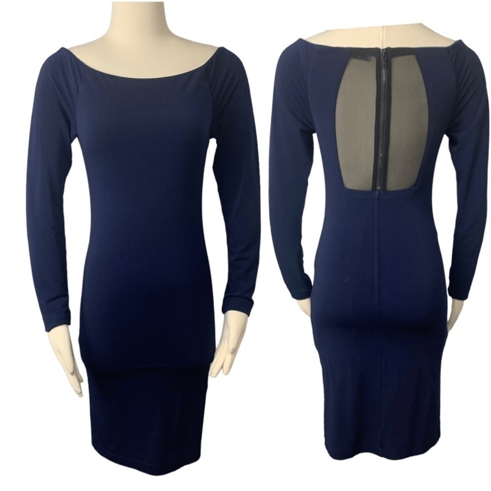 Alice + Olivia Blue fitted Dress size M